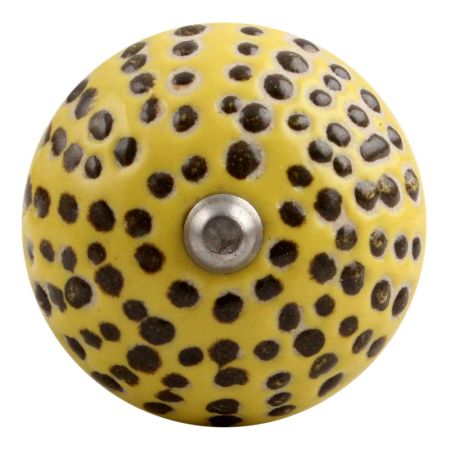 Yellow Ceramic Wine Stopper